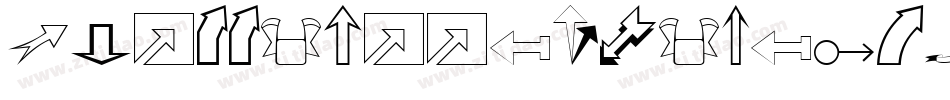 Three Arrows Bold字体转换